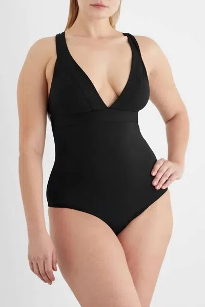 Iris & Ink Women's Caroline Swimsuit In Black