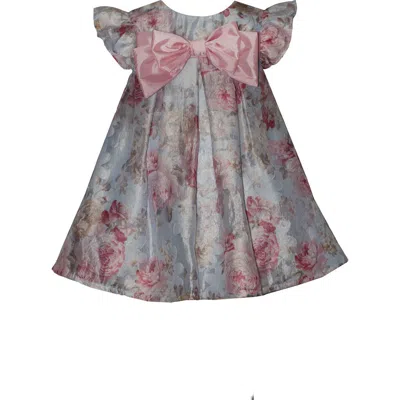 Iris & Ivy Babies'  Bow Trapeze Dress In Multi
