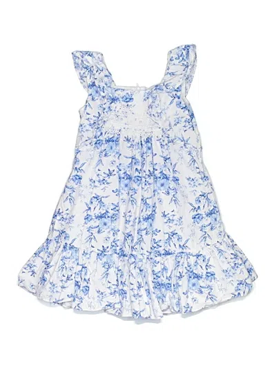Pre-owned Iris & Ivy Kids' Dress In Blue