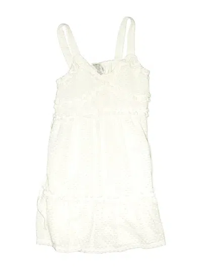 Pre-owned Iris & Ivy Kids' Dress In White