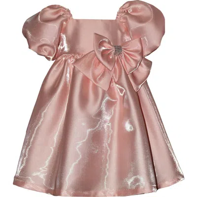 Iris & Ivy Kids' Metallic Mikado Dress In Multi