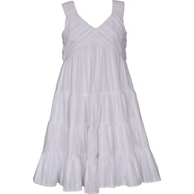 Iris & Ivy Kids' Shirred Tiered Dress