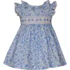 Iris & Ivy Toile Ruffle Cotton Party Dress With Bloomers