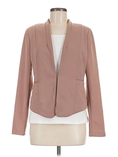 Pre-owned Iris Blazer Jacket In Tan