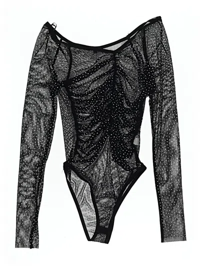 Pre-owned Iris Bodysuit In Black