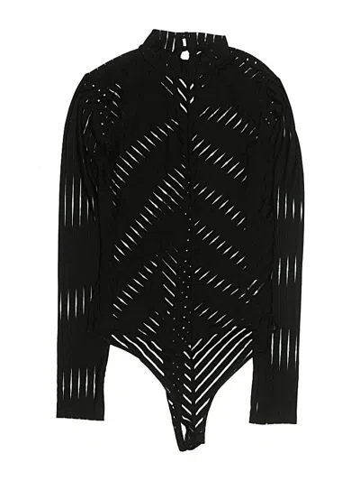 Pre-owned Iris Bodysuit In Black