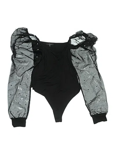 Pre-owned Iris Bodysuit In Black