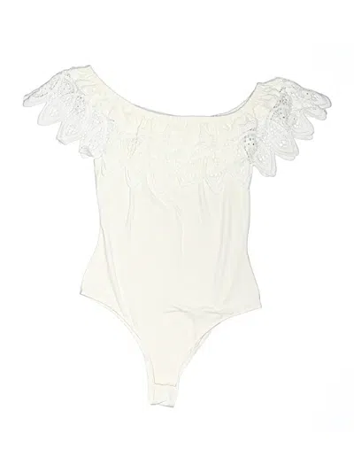 Pre-owned Iris Bodysuit In Ivory