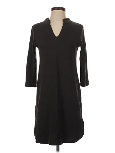 Pre-owned Iris Casual Dress In Black