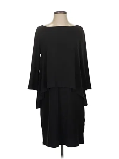 Pre-owned Iris Casual Dress In Black