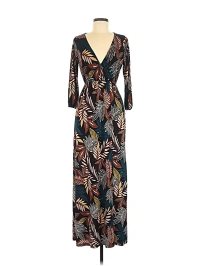 Pre-owned Iris Casual Dress In Black
