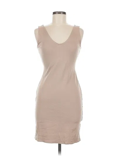 Pre-owned Iris Casual Dress In Brown