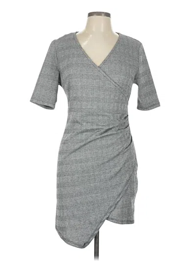 Pre-owned Iris Casual Dress In Gray