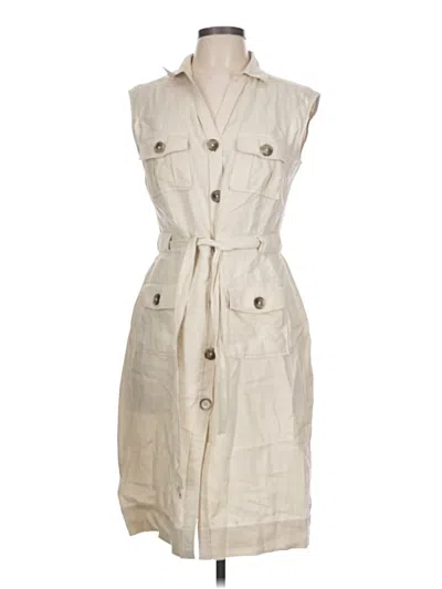 Pre-owned Iris Casual Dress In Ivory