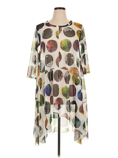 Pre-owned Iris Casual Dress In Ivory