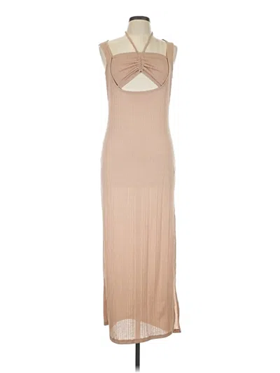Pre-owned Iris Casual Dress In Tan
