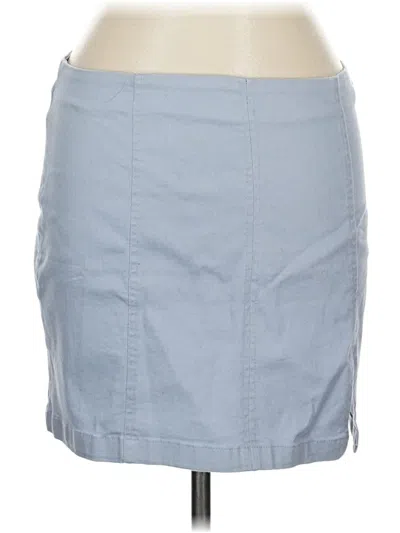 Pre-owned Iris Casual Skirt In Blue