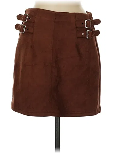 Pre-owned Iris Casual Skirt In Brown