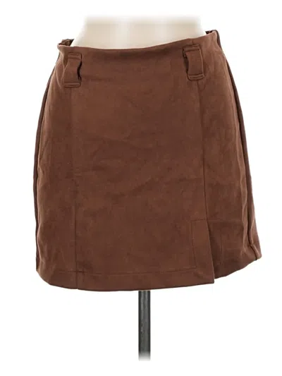 Pre-owned Iris Casual Skirt In Brown