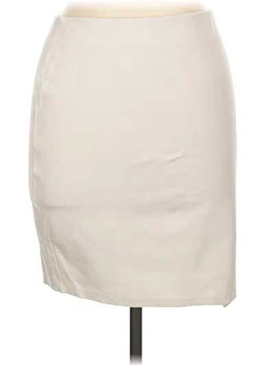 Pre-owned Iris Casual Skirt In Ivory