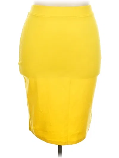 Pre-owned Iris Casual Skirt In Yellow