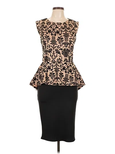 Pre-owned Iris Cocktail Dress In Black