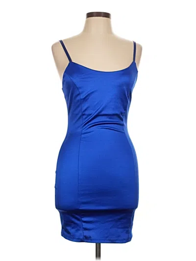 Pre-owned Iris Cocktail Dress In Blue