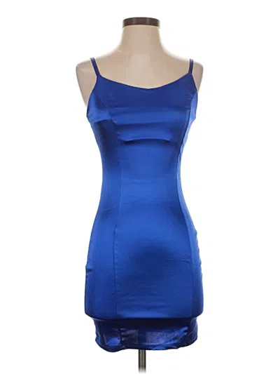 Pre-owned Iris Cocktail Dress In Blue