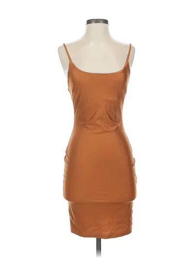 Pre-owned Iris Cocktail Dress In Brown