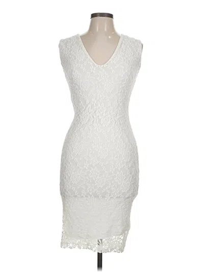 Pre-owned Iris Cocktail Dress In Ivory