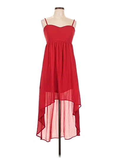 Pre-owned Iris Cocktail Dress In Red