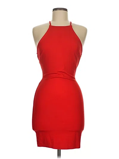 Pre-owned Iris Cocktail Dress In Red
