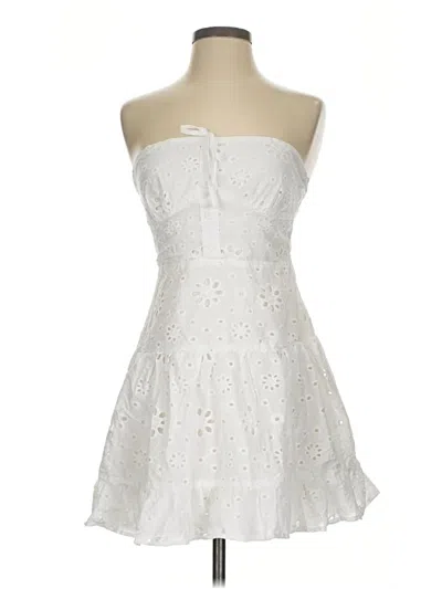 Pre-owned Iris Cocktail Dress In White