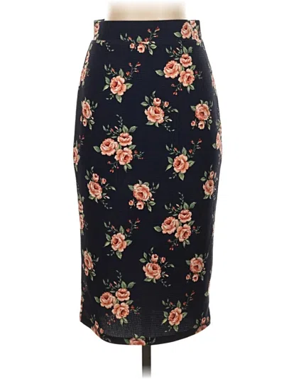 Pre-owned Iris Formal Skirt In Black