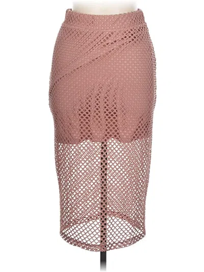 Pre-owned Iris Formal Skirt In Pink