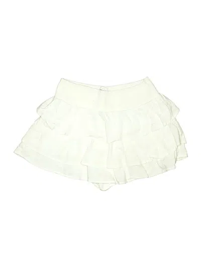 Pre-owned Iris Formal Skirt In White