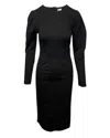 Iris & Ink Cocktail Dress In Black Lyocell In Black