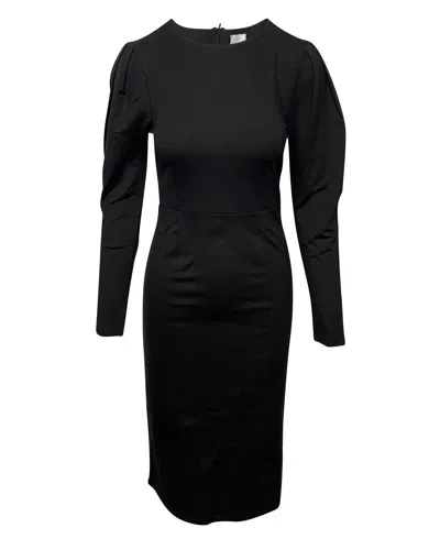Iris & Ink Cocktail Dress In Black Lyocell