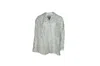 Iris & Ink Embroidered Button Down Shirt In White Viscose In White