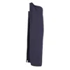 Iris & Ink One Shoulder Maxi Dress In Navy Blue Polyester In Blue