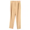 Iris & Ink Pleated Pants In Beige Cotton In Beige