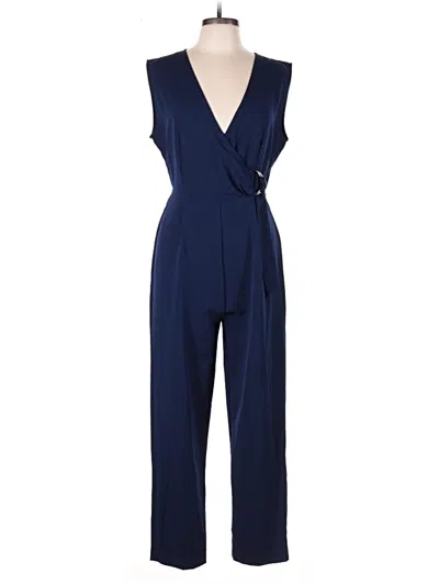 Pre-owned Iris Jumpsuit In Blue