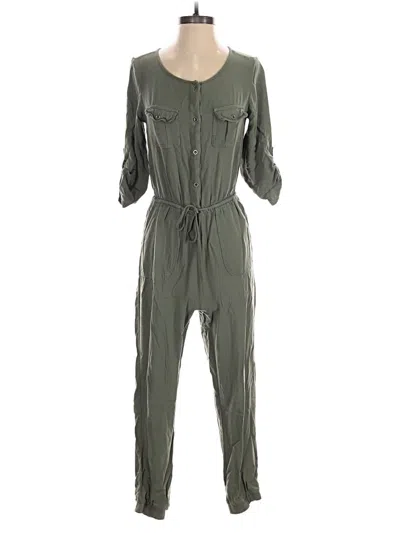 Pre-owned Iris Jumpsuit In Green