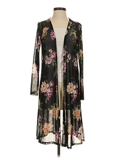 Pre-owned Iris Kimono In Black