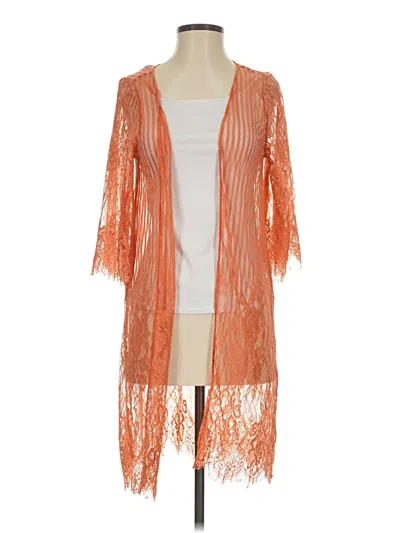 Pre-owned Iris Kimono In Orange
