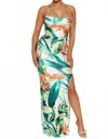 Iris Lexi Dress In Multicolor In Animal Print