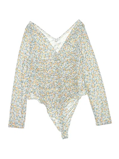 Pre-owned Iris Long Sleeve Blouse In Blue