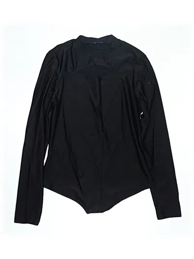 Pre-owned Iris Long Sleeve Top Black Turtleneck Tops