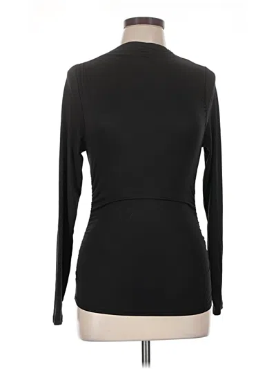 Iris Long Sleeve Top Black Turtleneck Tops