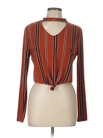 Pre-owned Iris Long Sleeve T-shirt In Brown